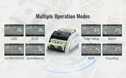 Charger l'image dans la visionneuse de galerie, Amocart 1000Pcs/Min Money Counter Business Cash Register Euros Bills Fake Banknote Detector by UV & MG Function for Banks Shops