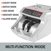 Charger l'image dans la visionneuse de galerie, Amocart 1000Pcs/Min Money Counter Business Cash Register Euros Bills Fake Banknote Detector by UV & MG Function for Banks Shops