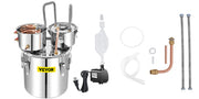 Load image into Gallery viewer, Amocart 12L 20L 30L 50L Alcohol Brewing Distiller DIY Moonshine Apparatus Stainless Steel Still Whisky Beer Brandy Home Use