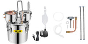 Charger l'image dans la visionneuse de galerie, 12L 20L 30L 50L Alcohol Brewing Distiller DIY Moonshine Apparatus Stainless Steel Still Whisky Beer Brandy Home Use