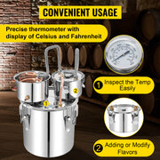 Charger l'image dans la visionneuse de galerie, Amocart 50L Alcohol Water Distiller Bottle Moonshine Equipment Stainless Steel Brewing Machine for Whisky Wine Beer Dispenser