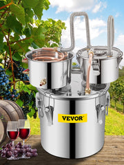 Charger l'image dans la visionneuse de galerie, 12L 20L 30L 50L Alcohol Brewing Distiller DIY Moonshine Apparatus Stainless Steel Still Whisky Beer Brandy Home Use