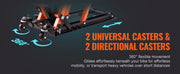 Charger l'image dans la visionneuse de galerie, Amocart Steel Hydraulic Motorcycle Jack Stand 1500LBS ATV Scissor Lift Jack 4.7"-15" Scissor Lift Jack Stand for Motorcycle ATV