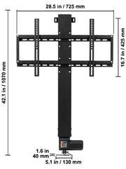 Load image into Gallery viewer, Amocart Remote TV Lift Motorized Cabinet TV Mount Bracket Electirc Actuator Lift Column DC Motor Height Adjustable Plasma LCD