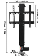 Load image into Gallery viewer, Amocart Remote TV Lift Motorized Cabinet TV Mount Bracket Electirc Actuator Lift Column DC Motor Height Adjustable Plasma LCD