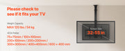 Bild in Galerie-Viewer laden, SucceBuy Motorized TV Wall Mount for 32 to 55/65/70 Inch Adjustable TV Mount Bracket w/ Max VESA 24 x 16/24 in Up to 88-132 lbs