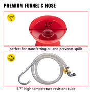 Charger l'image dans la visionneuse de galerie, Amocart 20 Gallon Waste Oil Drain Tank Air Operated Drainer with Pressure Regulating Valve for Fluid Fuel Transfer Drainage