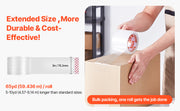 Load image into Gallery viewer, SucceBuy 6/24 Rolls 7.6CM 70M High Viscosity Clear Adhesive Tape Transparent Packaging Tape for Office Wrapping Express Packing
