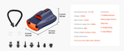 Charger l'image dans la visionneuse de galerie, Amocart Paddle Board Pump 20/22/40 PSI High-Pressure Dual-Stage Inflation & Deflation Air Pump for Inflatable Paddle Boards