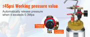 Bild in Galerie-Viewer laden, Amocart 2L/0.5gal Spray Paint Pressure Pot Tank Lightweight Air Paint Pressure Pot 1.8mm Nozzle Spray Paint Gun 3m Hoses