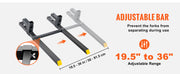 Bild in Galerie-Viewer laden, Amocart 43" Clamp on Pallet Forks 2000lbs Tractor Bucket Forks Heavy Duty Pallet Forks for Tractor Attachment Skid Steer