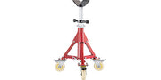 Charger l'image dans la visionneuse de galerie, Amocart Pipe Holding Stand Folding Tripod Jack 3 Types Heights 12in Pipeworking Supporting Clamped Tool with Roller Head
