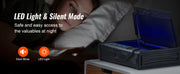 Bild in Galerie-Viewer laden, Amocart Gun Safe Q235 Steel Pistol Safe 3-Way Quick Access Firearm Case Gun Box Advanced Biometric Technology Travel Gun Safe