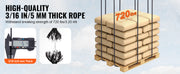 Bild in Galerie-Viewer laden, Amocart 3/16 in 250/1000ft Nylon Cord 32-Strand Design Multi-Purpose Rope for Outdoor Adventures Tree Work Emergency Situation