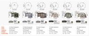 Charger l'image dans la visionneuse de galerie, Amocart Pop up Gazebo Screen Tent Camping Canopy Tent w/ Removable Top&Carry Bag Quick-Set&Bite-Proof Screen House Sun Shelter