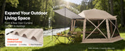 Charger l'image dans la visionneuse de galerie, Amocart Pop up Gazebo Screen Tent Camping Canopy Tent w/ Removable Top&Carry Bag Quick-Set&Bite-Proof Screen House Sun Shelter