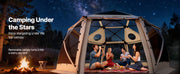 Charger l'image dans la visionneuse de galerie, Amocart Pop up Gazebo Screen Tent Camping Canopy Tent w/ Removable Top&Carry Bag Quick-Set&Bite-Proof Screen House Sun Shelter