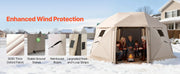 Charger l'image dans la visionneuse de galerie, Amocart Pop up Gazebo Screen Tent Camping Canopy Tent w/ Removable Top&Carry Bag Quick-Set&Bite-Proof Screen House Sun Shelter