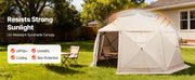 Charger l'image dans la visionneuse de galerie, Amocart Pop up Gazebo Screen Tent Camping Canopy Tent w/ Removable Top&Carry Bag Quick-Set&Bite-Proof Screen House Sun Shelter