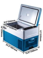 Charger l'image dans la visionneuse de galerie, Amocart 20L 22L 35L 45L 55L Car Refrigerator Mini Fridge Freezer Portable Compressor Cooler 12/24V Ice Box for Camping