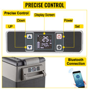 Charger l'image dans la visionneuse de galerie, Amocart 20L 22L 35L 45L 55L Car Refrigerator Mini Fridge Freezer Portable Compressor Cooler DC 110-240V Ice Box for Camping