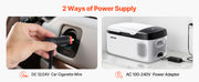 Charger l'image dans la visionneuse de galerie, Amocart 15L Small Fridge Portable Car Freezer 12V/24V Mini Refrigerator Compressor Cooler for RVs Traveling Camping Outdoor