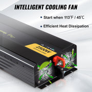 Load image into Gallery viewer, Amocart Pure Sine Wave Power Inverter 2500W/3500W/5000W 12V DC to 120V AC Aluminum Alloy LCD Screen & LED Indicators Power Use