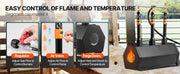 Bild in Galerie-Viewer laden, Amocart Portable Propane Forge 3 Burners, 2600℉ Tool and Knife Making Cold-Rolled Steel Gas Forging Tools Use for Metal Forging