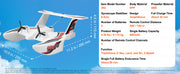 Load image into Gallery viewer, Amocart EPP Foam RC Plane 2.4G 3CH Radio Control Aircraft Sea And Air RC Glider Water Land Flying Airplane Toys Gift For Boys