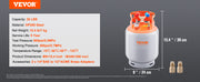 Charger l'image dans la visionneuse de galerie, Amocart 30 lbs Refrigerant Recovery Tank with Float Switch Reusable AC Recovery Tank HVAC for All Refrigerant Prevent Overflow