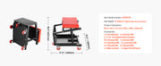 Bild in Galerie-Viewer laden, Amocart Mechanic Stool 300lbs Garage Seat with Wheels 360° Swivel Rolling Workshop Stool with Tool Tray for Garage, Shop Repair
