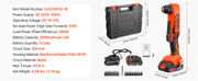 Charger l'image dans la visionneuse de galerie, Amocart Right Angle Drill 3/8Inch Chuck 90 Degree Cordless Right Angle Drill with Brushless Motor Battery Charger and Belt Clip