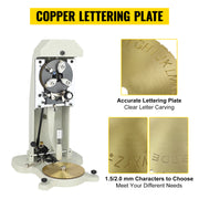 Load image into Gallery viewer, Amocart Inside Ring Engraver Stamper w/Two Face Standard Letter Block Dial Plotter Gold Silver Jewelry Making Engraving Machine