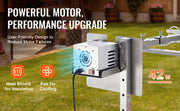 Charger l'image dans la visionneuse de galerie, Amocart Electric BBQ Rotisserie Grill Kit Automatic 42W Motor Height Adjustable Universal Roaster Stand Spit Rod w/ Heat Shield