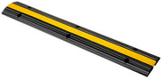 Load image into Gallery viewer, Amocart Modular Rubber Speed Bump 1 Channel Driveway Cable Protector Ramp Wire Cover Cord Guard for Parking Lot Warehouses Use