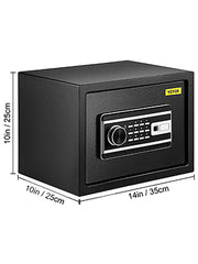 Charger l'image dans la visionneuse de galerie, Amocart Fingerprint Locks Safe Deposit Box 0.8/2.1 Cubic Feet Digital Electronic Secret Hidden Piggy Bank for Money Guns File