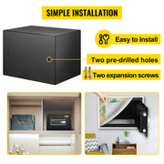Charger l'image dans la visionneuse de galerie, Amocart Fingerprint Locks Safe Deposit Box 0.8/2.1 Cubic Feet Digital Electronic Secret Hidden Piggy Bank for Money Guns File