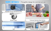 Load image into Gallery viewer, Amocart 72" Commercial Refrigerator Sandwich & Salad Prep Table 20Cu.Ft Food Prep Frost Free Refrigerator for Restaurant Bar