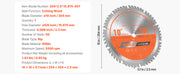 Charger l'image dans la visionneuse de galerie, Amocart Circular Saw Blade 10in Diameter 80Sharp Alloy Teeth 5/8in Arbor Aluminum Cutting Blade forCircular Saw with Heat Vents