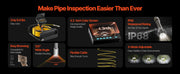 Bild in Galerie-Viewer laden, Amocart Pipe Inspection Camera DVR 16GB Micro SD Card 4.3in Monitor 10/20/30M/50M Industrial Sewer Drain Endoscope IP68 8500mHA