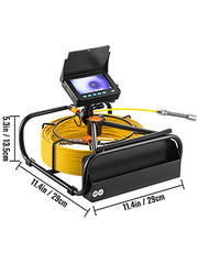 Load image into Gallery viewer, Amocart Pipe Inspection Camera DVR 16GB Micro SD Card 4.3in Monitor 10/20/30M/50M Industrial Sewer Drain Endoscope IP68 8500mHA