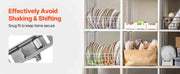 Load image into Gallery viewer, Amocart 40PCS Shelf Clips Adjustable Steel Pilaster Shelf Clips Compatible with Wardrobes Cabinets for Metal Wood Glass Shelves