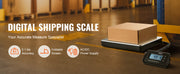 Charger l'image dans la visionneuse de galerie, Amocart 440lbs Digital Shipping Scale with Timer Tare Function HD LCD Screen Portable Package Postal Scale for Home Post Office