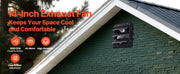 Bild in Galerie-Viewer laden, Amocart 10/12/14/18 inch Shutter Exhaust Fan Wall Mounted Attic Vent Fan with Variable Speed Controller AC Motor for Greenhouse