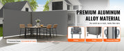 Charger l'image dans la visionneuse de galerie, Amocart Retractable Side Awning Aluminum Outdoor Privacy Screen Water-proof Retractable Patio Screen for Patio Backyard Balcony