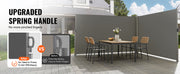 Charger l'image dans la visionneuse de galerie, Amocart Retractable Side Awning Aluminum Outdoor Privacy Screen Water-proof Retractable Patio Screen for Patio Backyard Balcony