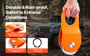Bild in Galerie-Viewer laden, Amocart 10T Snatch Block Towing Pulley 22000Lbs Winch Breaking Force Tackle System Offroad Recovery Accessory for Tractor UTV