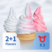 Bild in Galerie-Viewer laden, Amocart 22-30 L/H Soft Ice Cream Machines Commercial Tricolor Desktop Sweet Cone Freezing Equipment Vending Machine