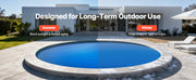 Bild in Galerie-Viewer laden, Amocart Solar Pool Cover with Bubble & PE Material Daytime Heat Absorption Nighttime Heat Retention Heat Retaining Solars Cover