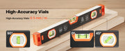 Bild in Galerie-Viewer laden, Amocart Torpedo Level 3/4 Pcs Magnetic Leveler Tool Set with Clear 3 Green Vials Hanging Hole for Construction Home Renovation
